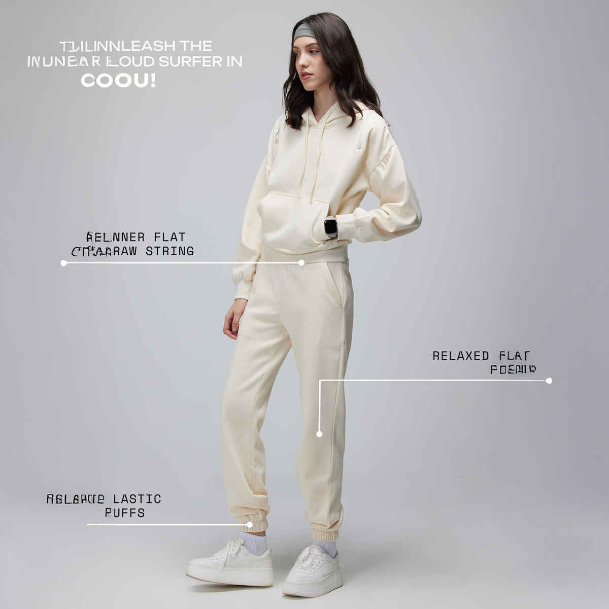 Cava Women's Joggers Go-Anywhere | Ivory - L