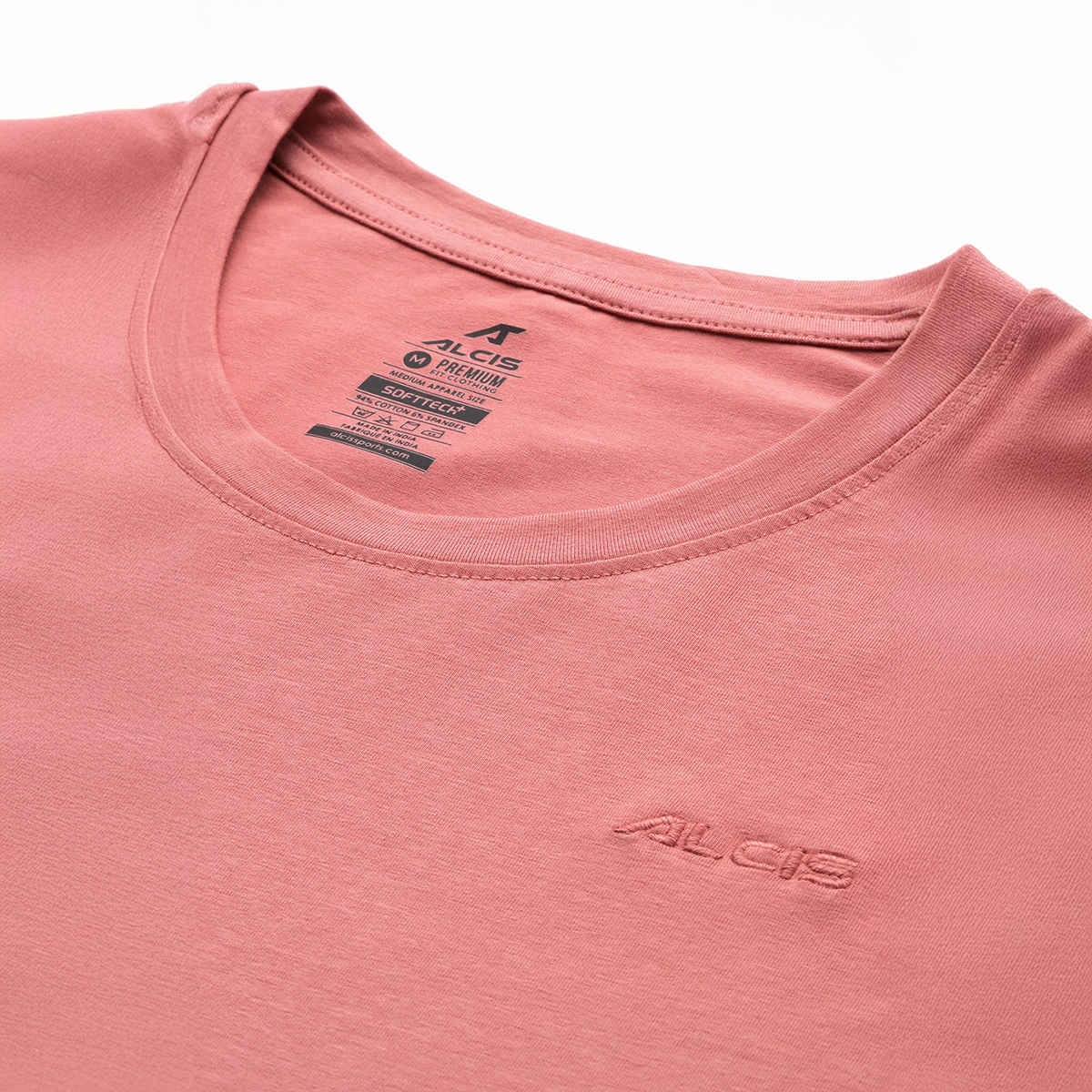 Alcis Men's Cotton Lycra Tee | All Spice | XXL