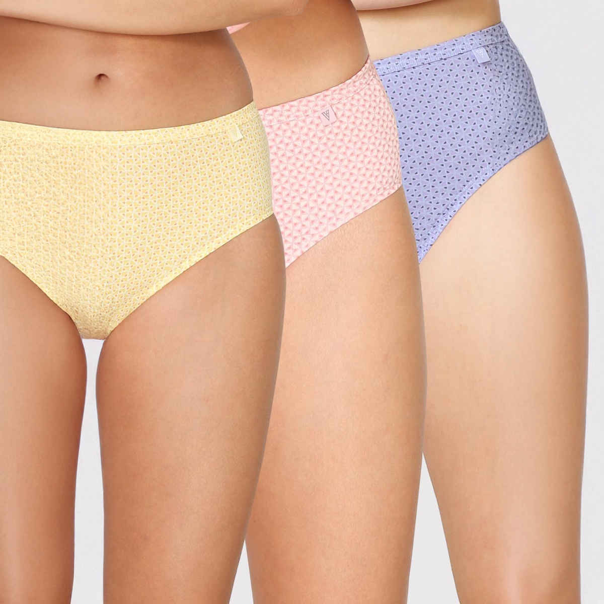 Van Heusen Women Pack of 3 Anti Bacterial Waistband Hipster Panty |XXL |Colour May Vary