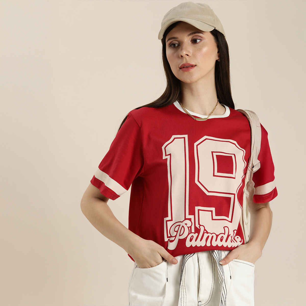Dillinger Women's T-shirt | LNDMK336RED | Red - M