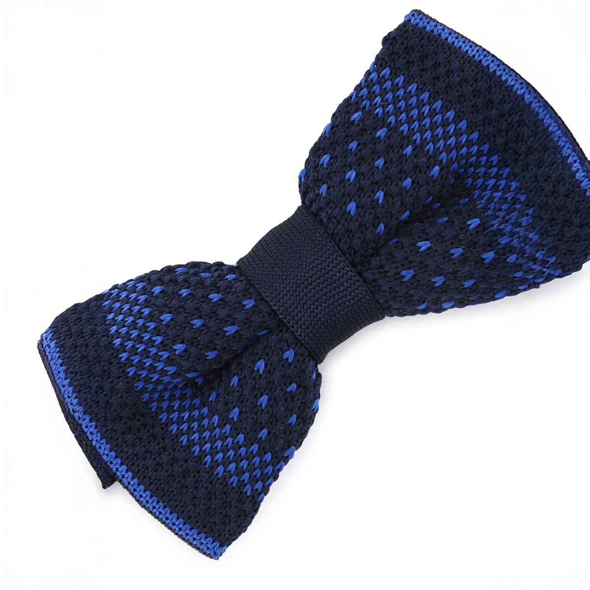 Calvadoss Men's Knitted Bow Tie | Bow 2153 | Navy