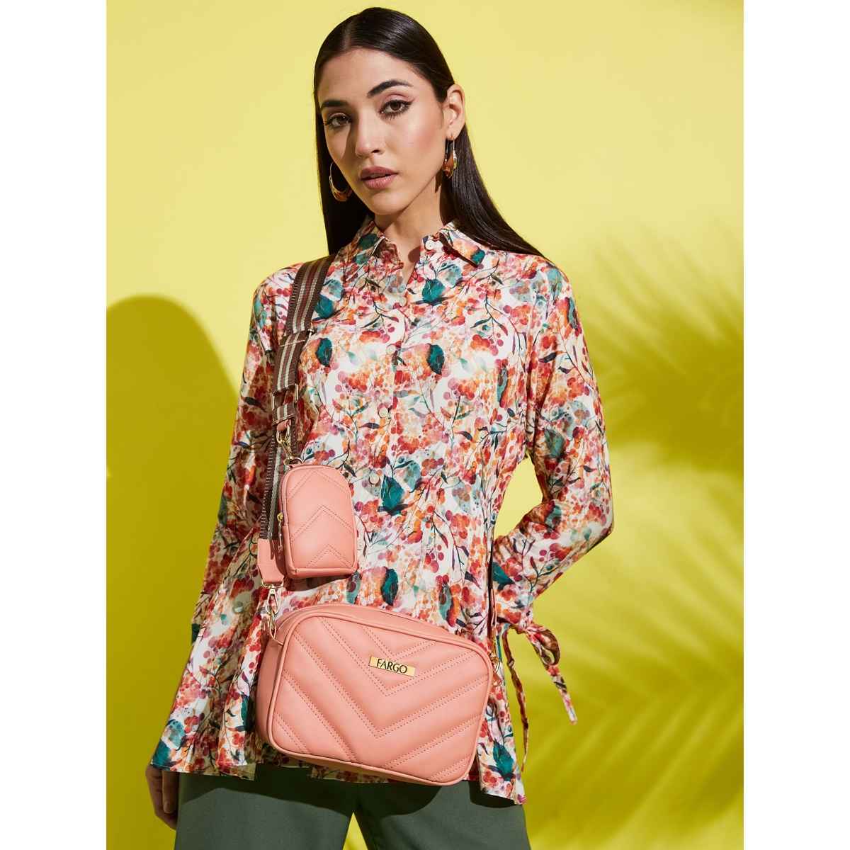 Fargo Women's Premium Sling Bag | Pink