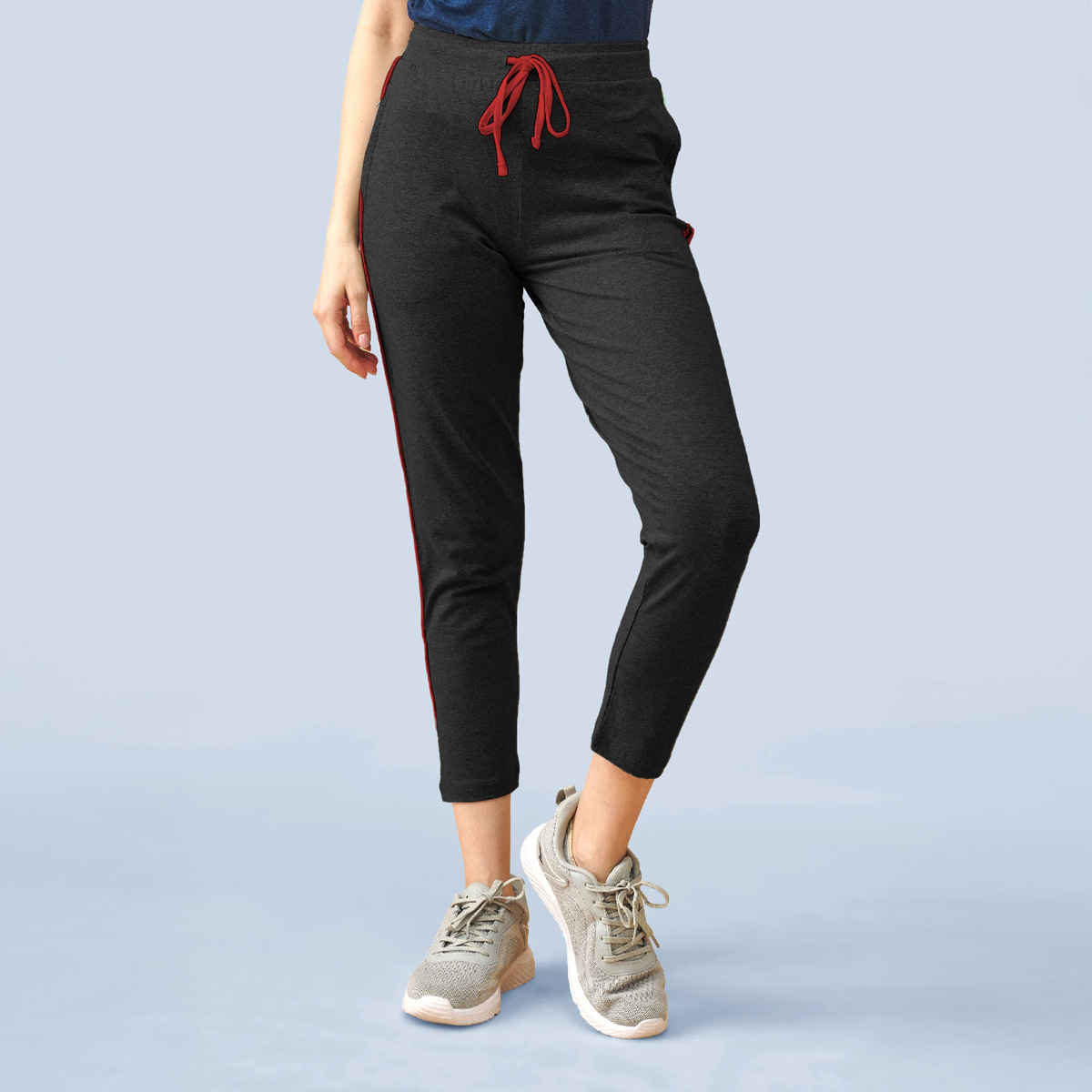 Lyra Women's Track Pant | Black Melange - S