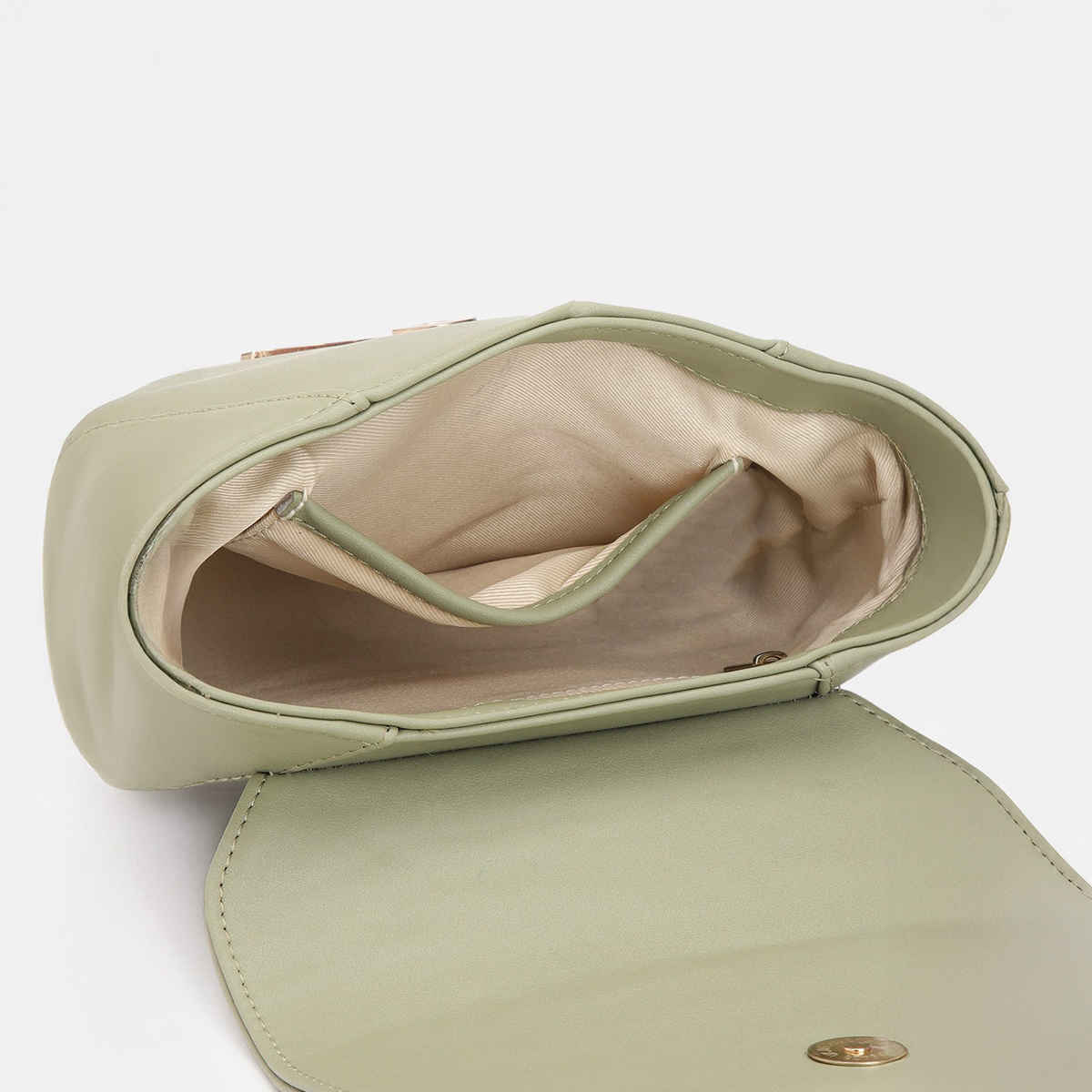 Fastrack Women's Structured Sling Bag | Khaki