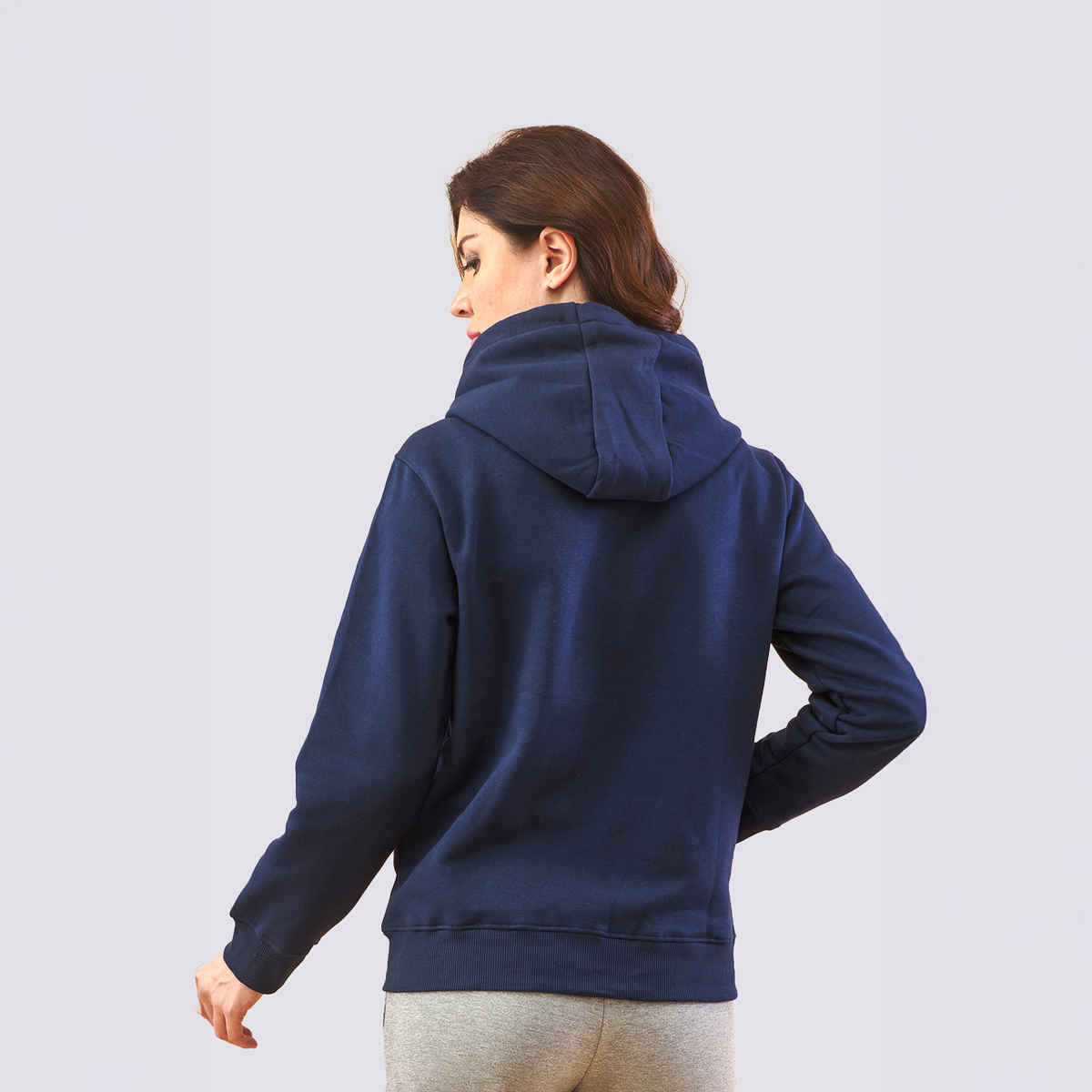 Lyra Women's Zipper Hoodie | Ink Blue - L