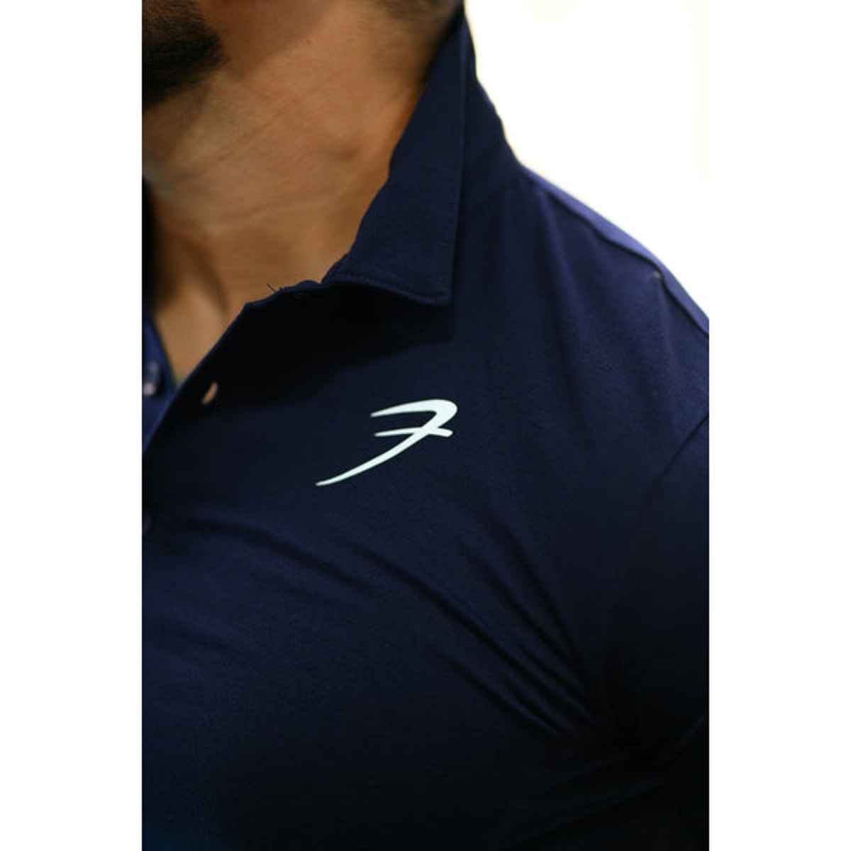 Fuaark Men's Polo GYM T-shirt | Navy - S