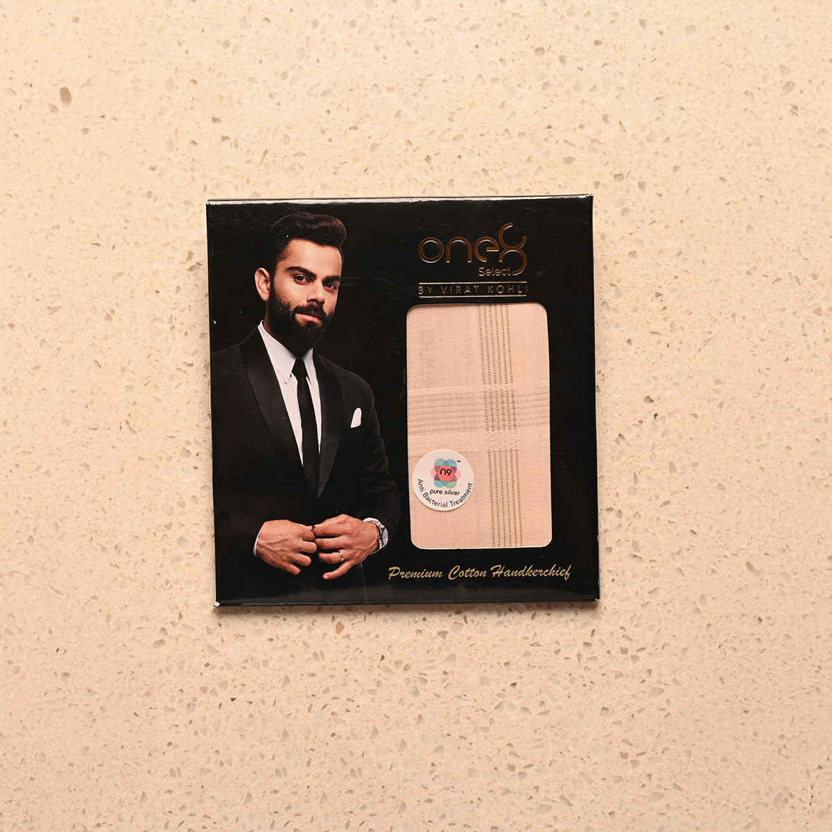 One8 Men's Solid Cotton Handkerchief | Assorted