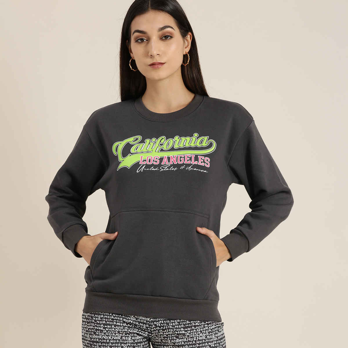 Dillinger Women's Sweatshirt | Dlwmnswt022 | Dark Grey - S