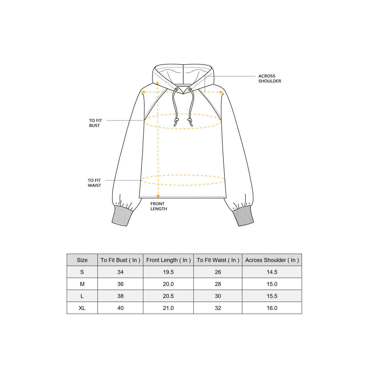 Tokyo Talkies Women's Printed Hooded Sweatshirt | Angel Blue - M