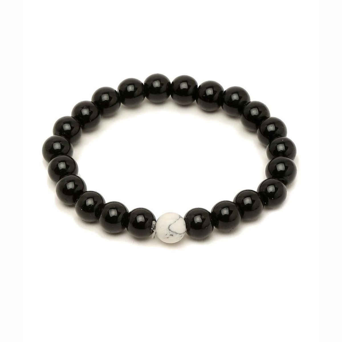 YouBella Multicolour Natural Stones Stylish Couple Love Bracelet For Unisex