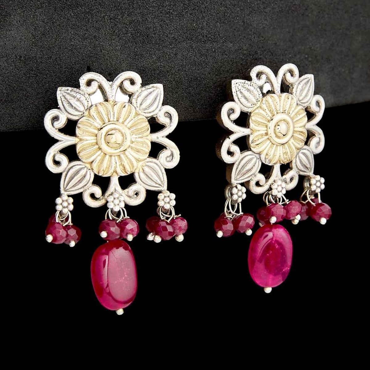 Fabindia Blossom Metal Studs