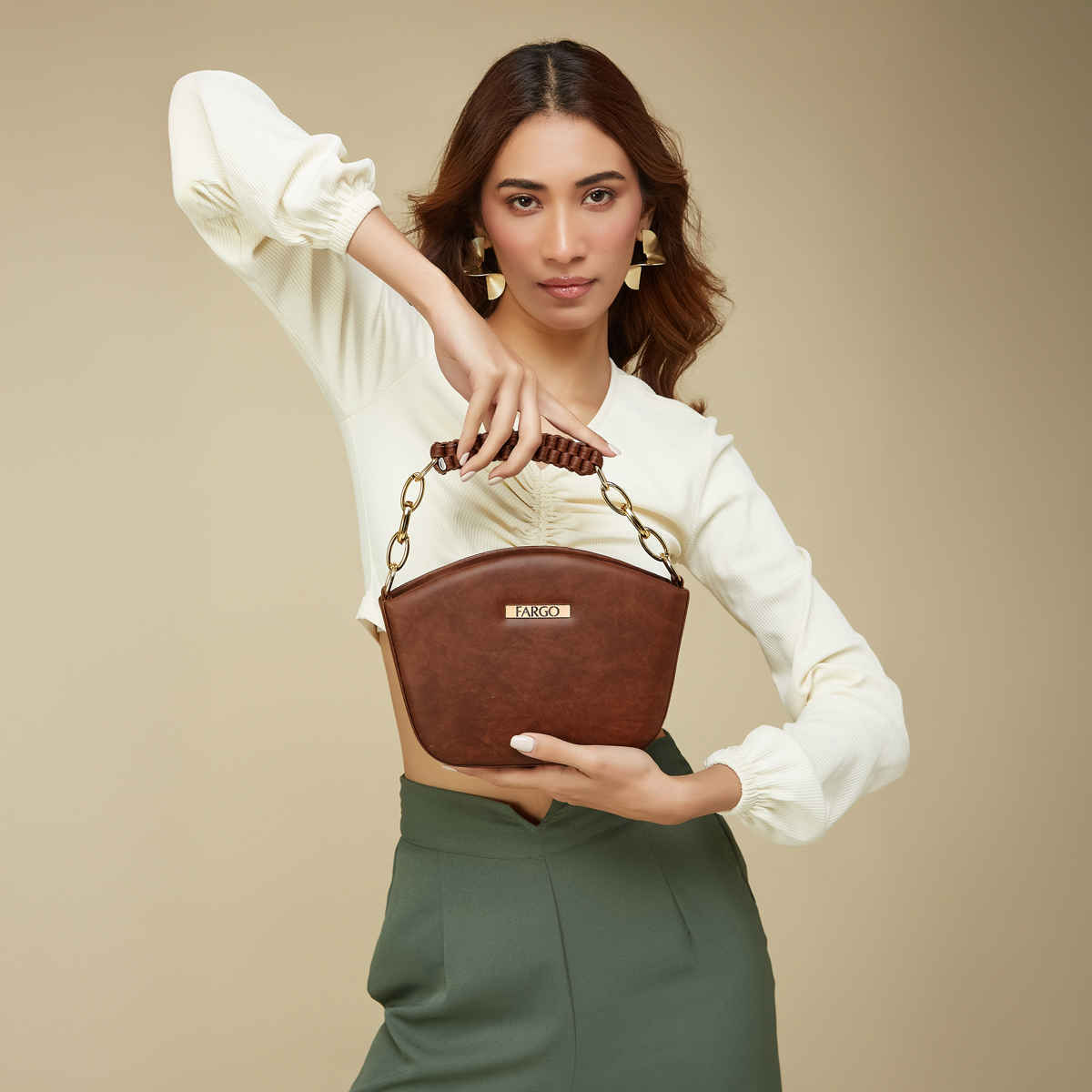 Fargo Women's Stylish Sling Bag | Brown