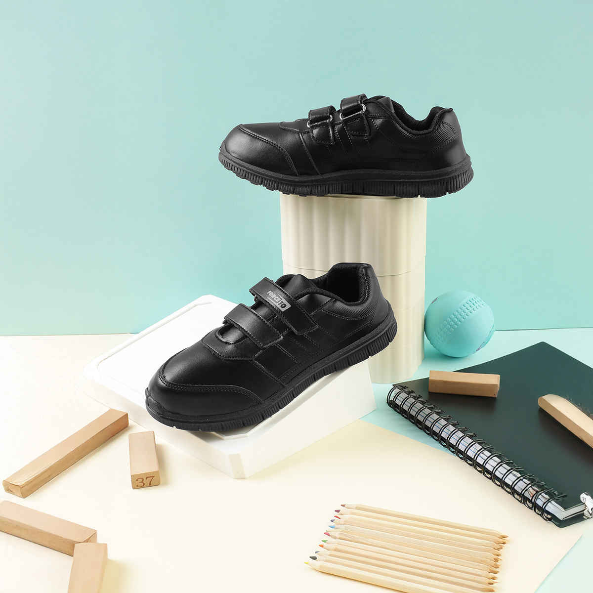 Liberty Force 10 Gola-Schv Black School Shoes For Boys (5.5-6 Years - 11C Uk)