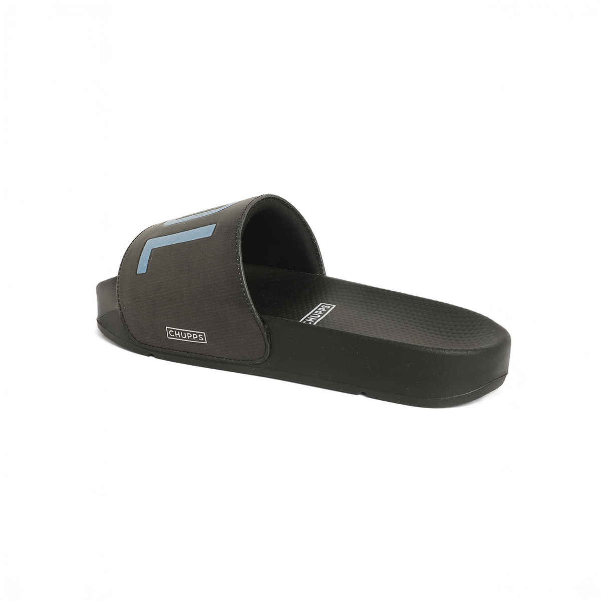Chupps Men's Cool Vibes Black: Ombre Blue Sliders - UK9