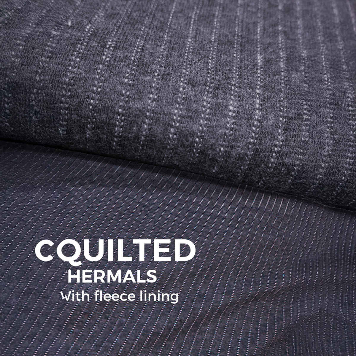 Lux Inferno Round Neck Full Sleeve Thermal Top for Men | Charcoal | 90 | Size L