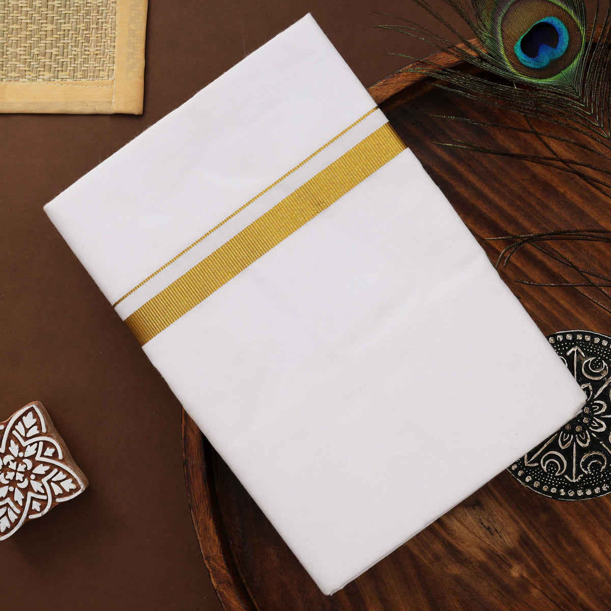Oye Happy Cotton Dhoti 2m (Veshti)