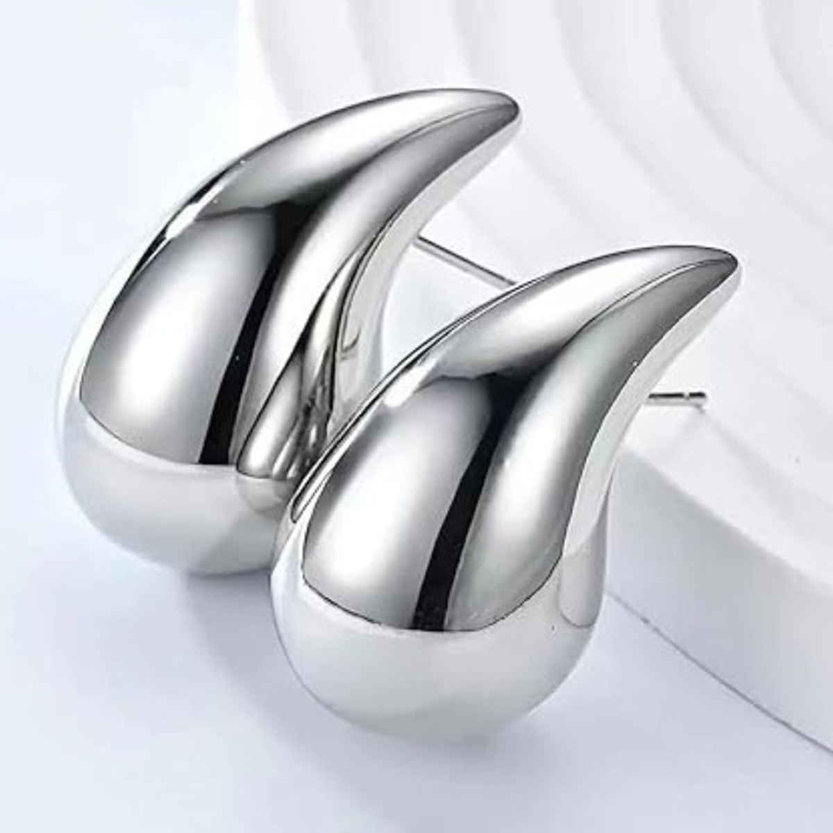 Just Lil Things Liquid Silver Drops Earrings | jltz0018