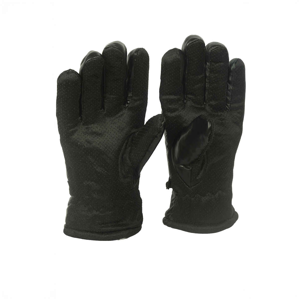 Calvadoss Men's Solid Gloves | Mgl-404 | Black