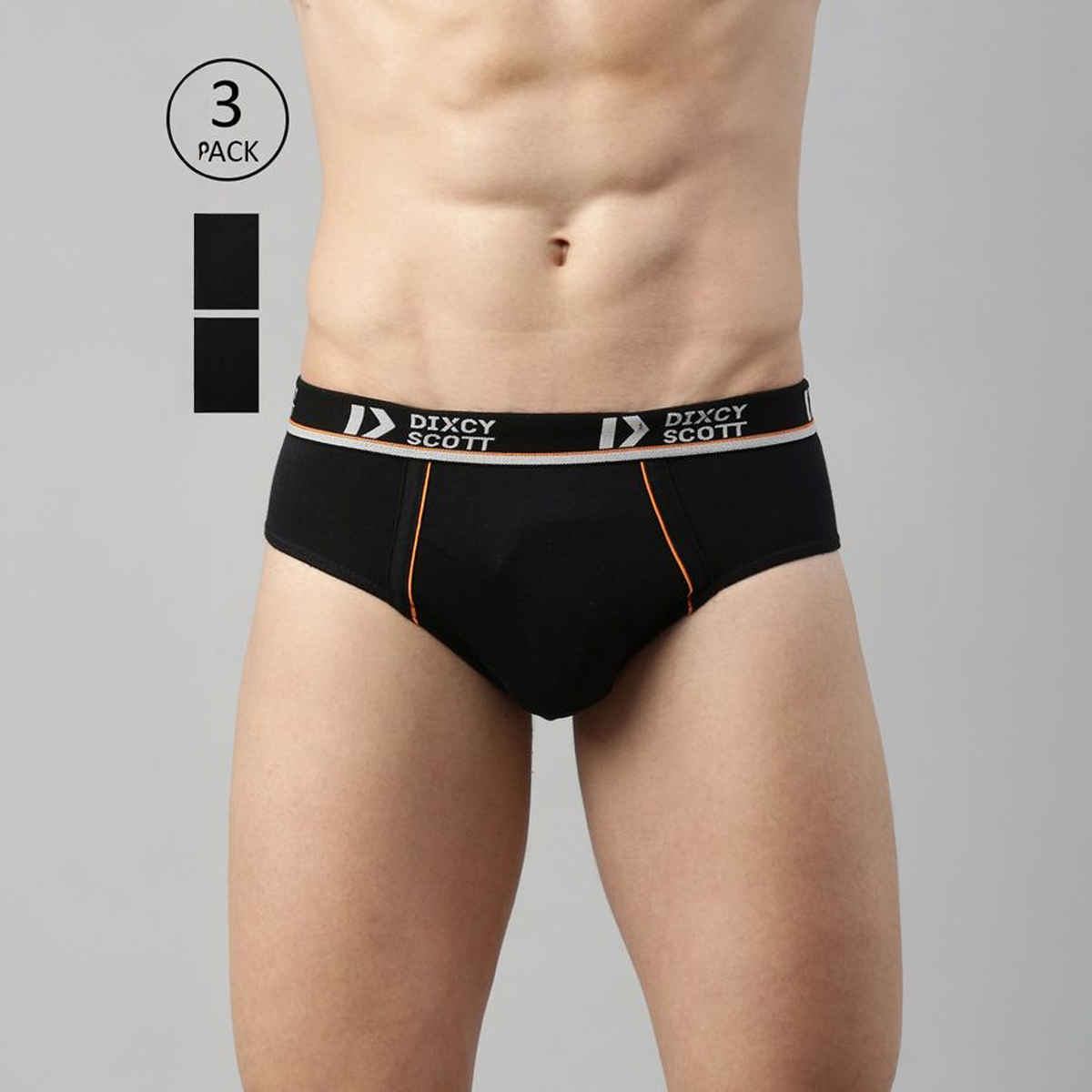 Dixcy Scott Originals Men's Replay Brief | Set Of 3 | Assorted - M