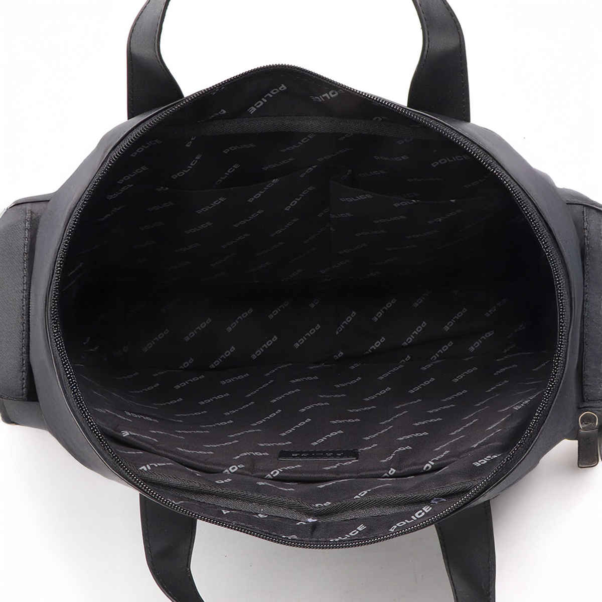 Police Men's Artificial Leather 2 L Messenger Bag | Black and Dark Navy - Free Size