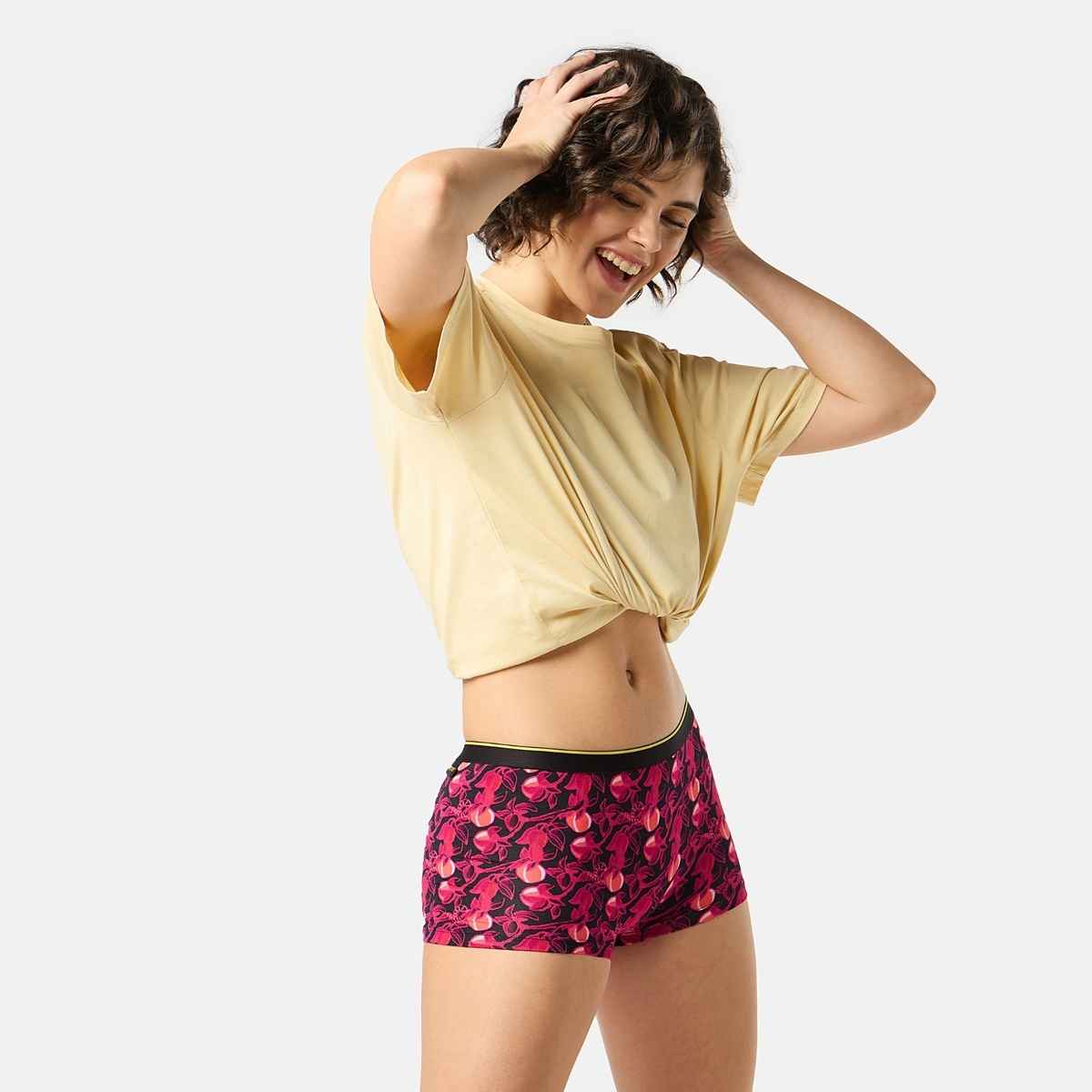 Bummer Women's Printed Micro Modal Boyshorts Panties | Garden of Tease - L