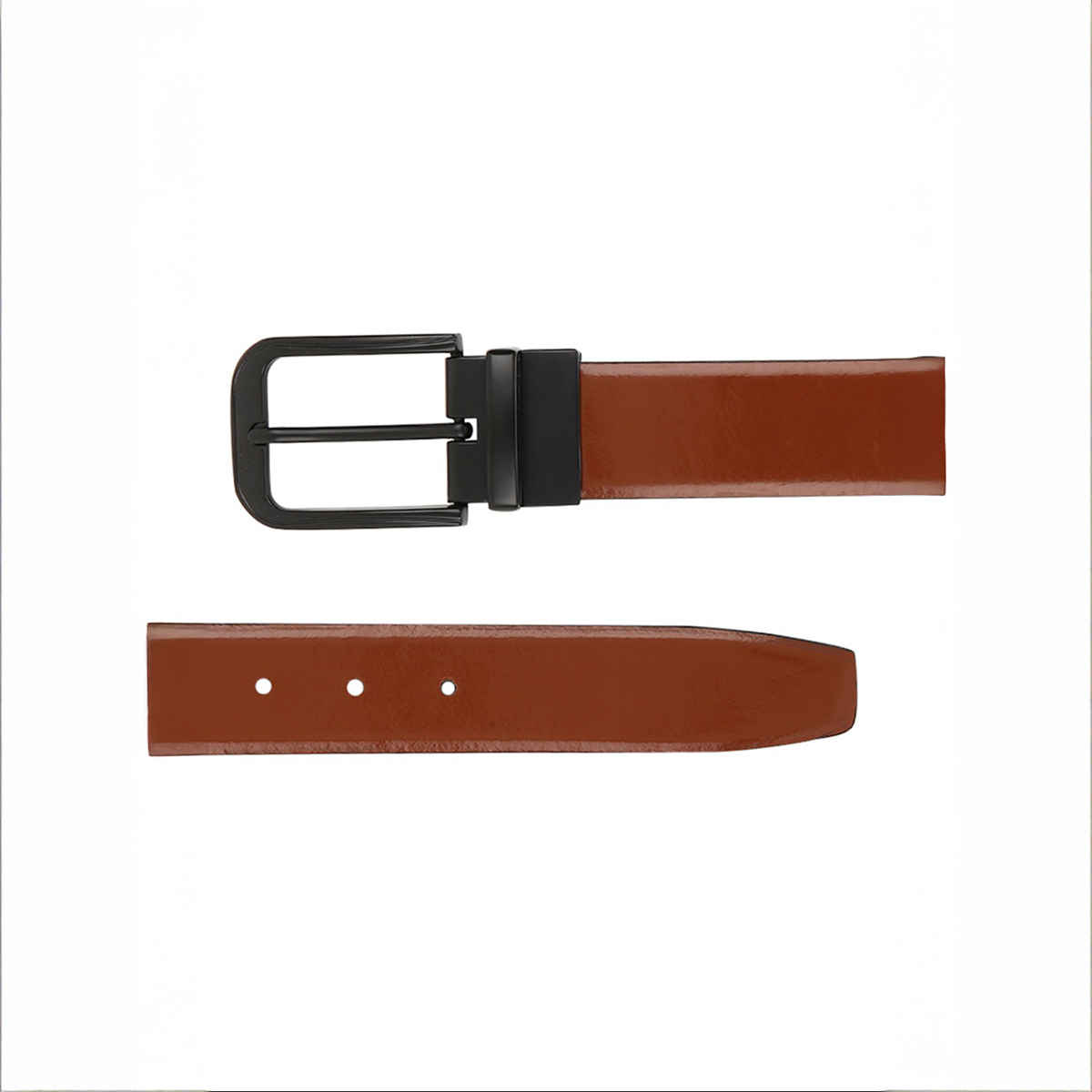 Teakwood Men's Solid Neo Cotton Belt | Black - 40 Inches