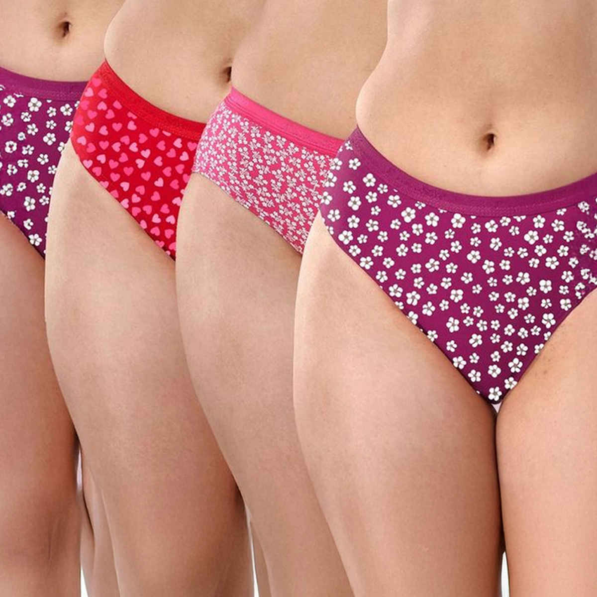 Lyra Women's Hipster Panty Solid | XL (Colour May Vary)