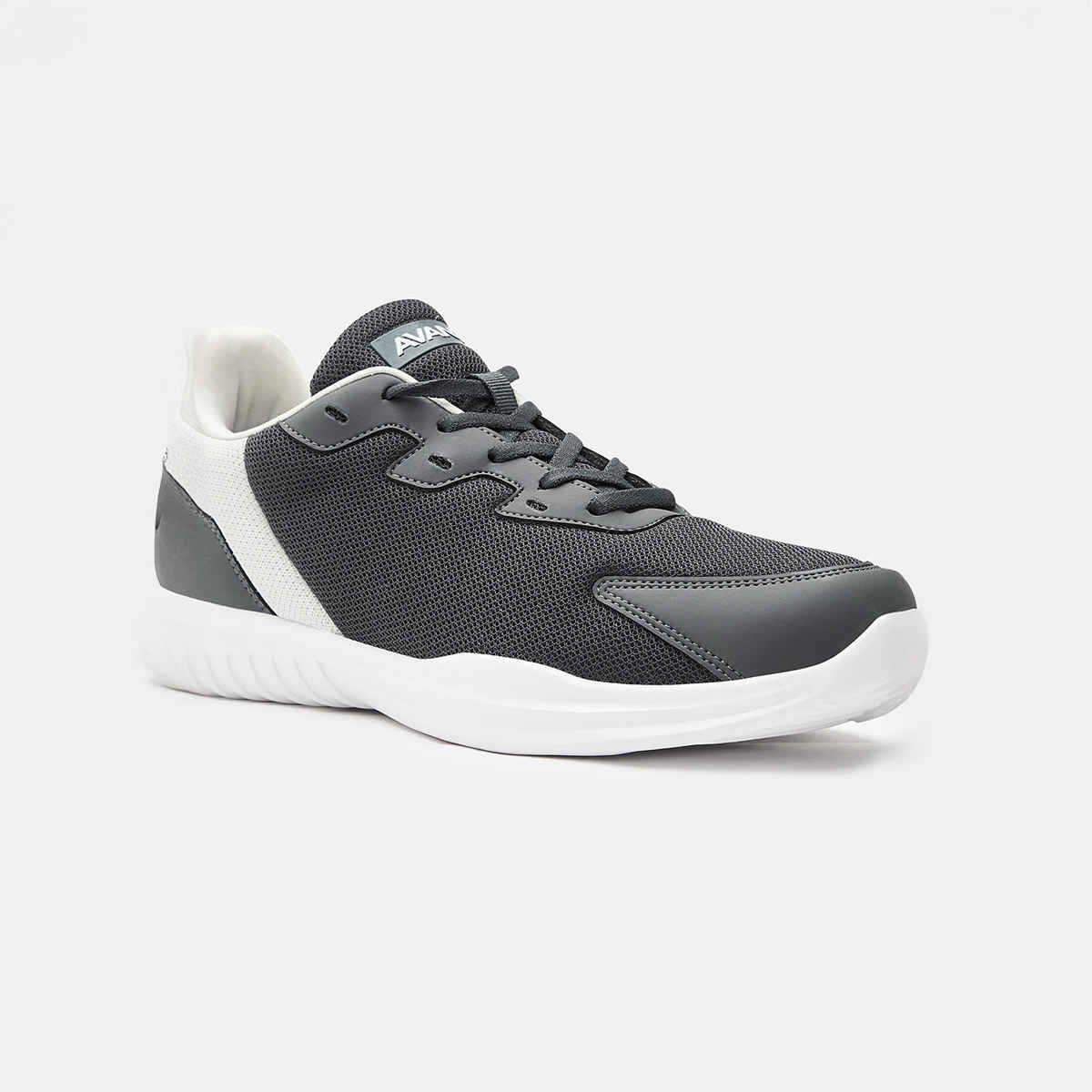 AVANT Men's Luxe Walking Shoes-D.Grey/White UK11