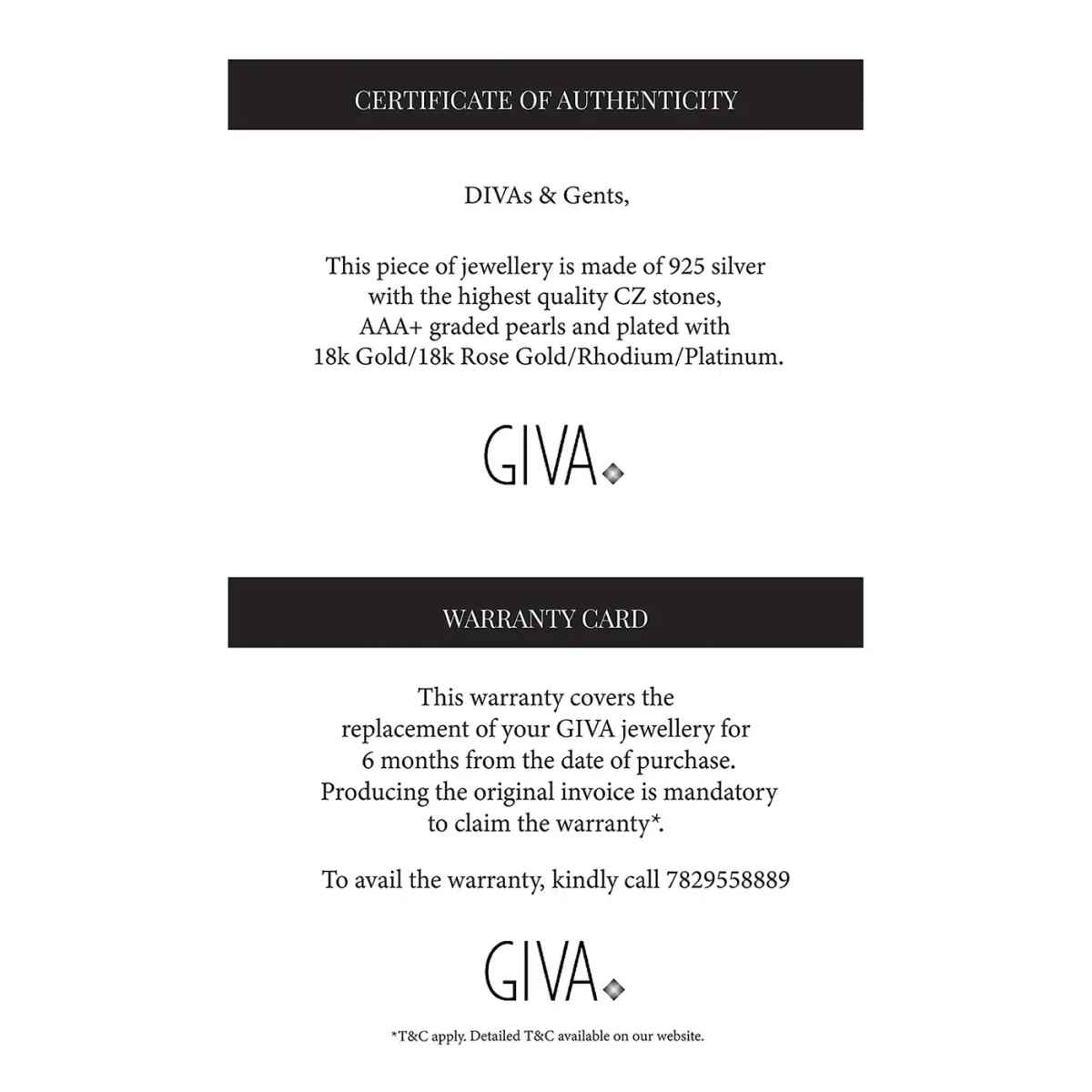 GIVA Rose Gold Zircon Marvel Bracelet