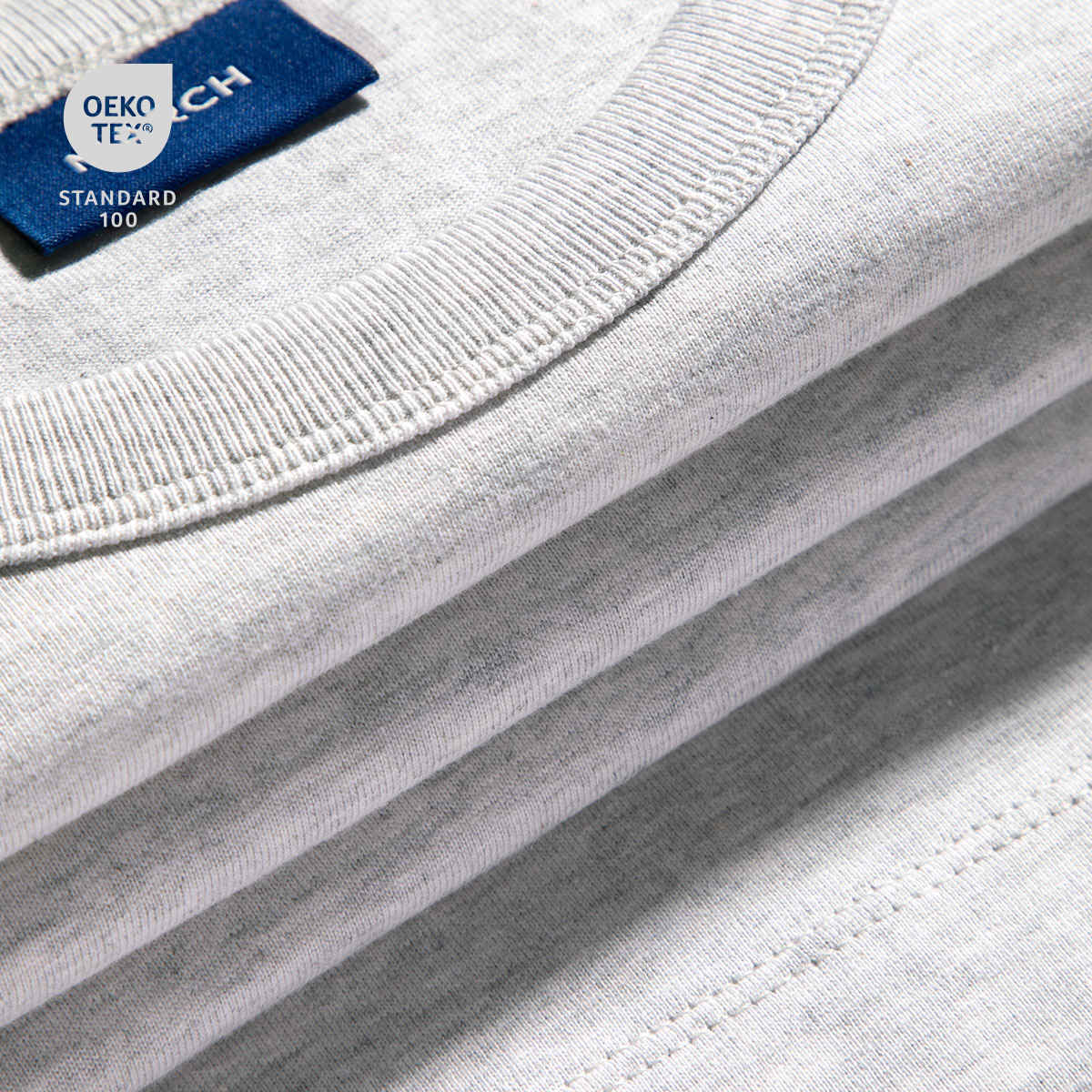 March Men's Cotton Heavy Crew | Marble - M
