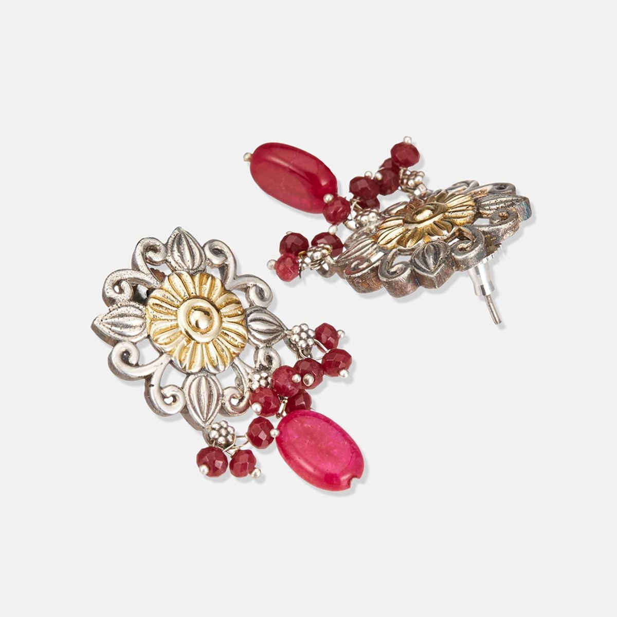Fabindia Blossom Metal Studs
