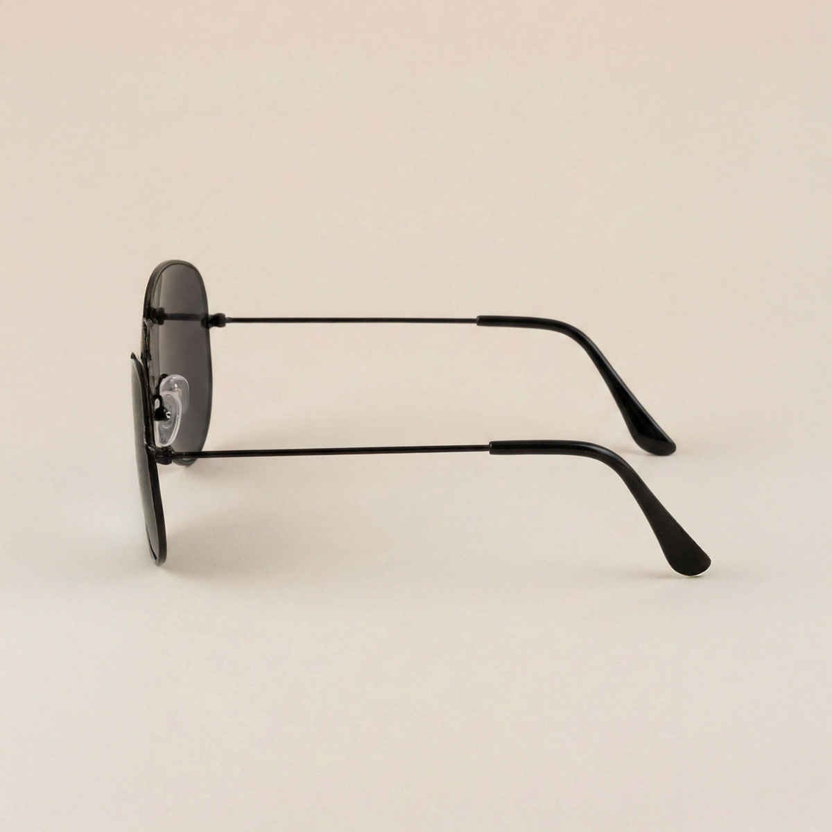 NuVew Unisex Aviator Sunglasses | Black | Large