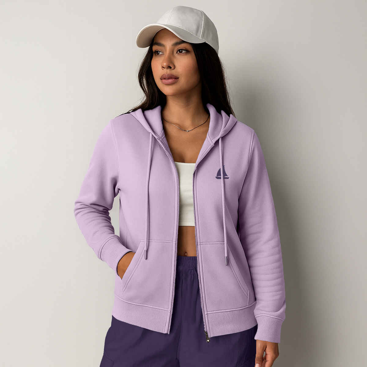 The Dry State Women's Sweatshirt | WSWE1927D | Lavender - S