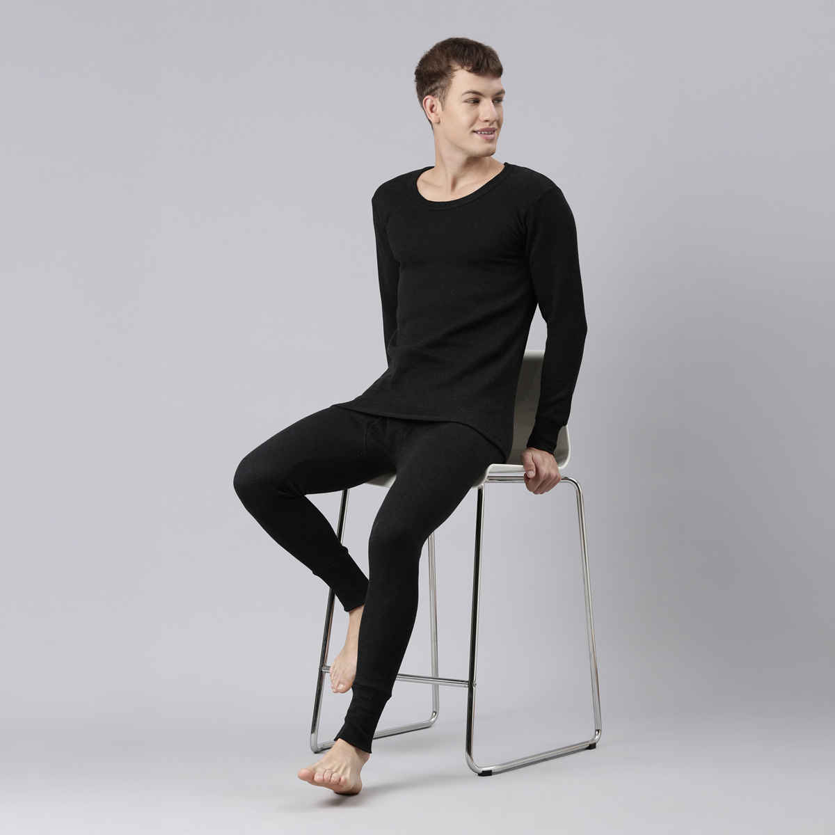Rupa Thermocot VOLCANO Thermal Trouser for Men | Anthra Melange | Small