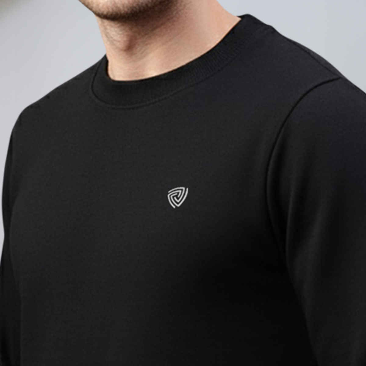 Lux Cozi Men's Sweatshirt Warmth Meets Everyday Fashion | Black - XL