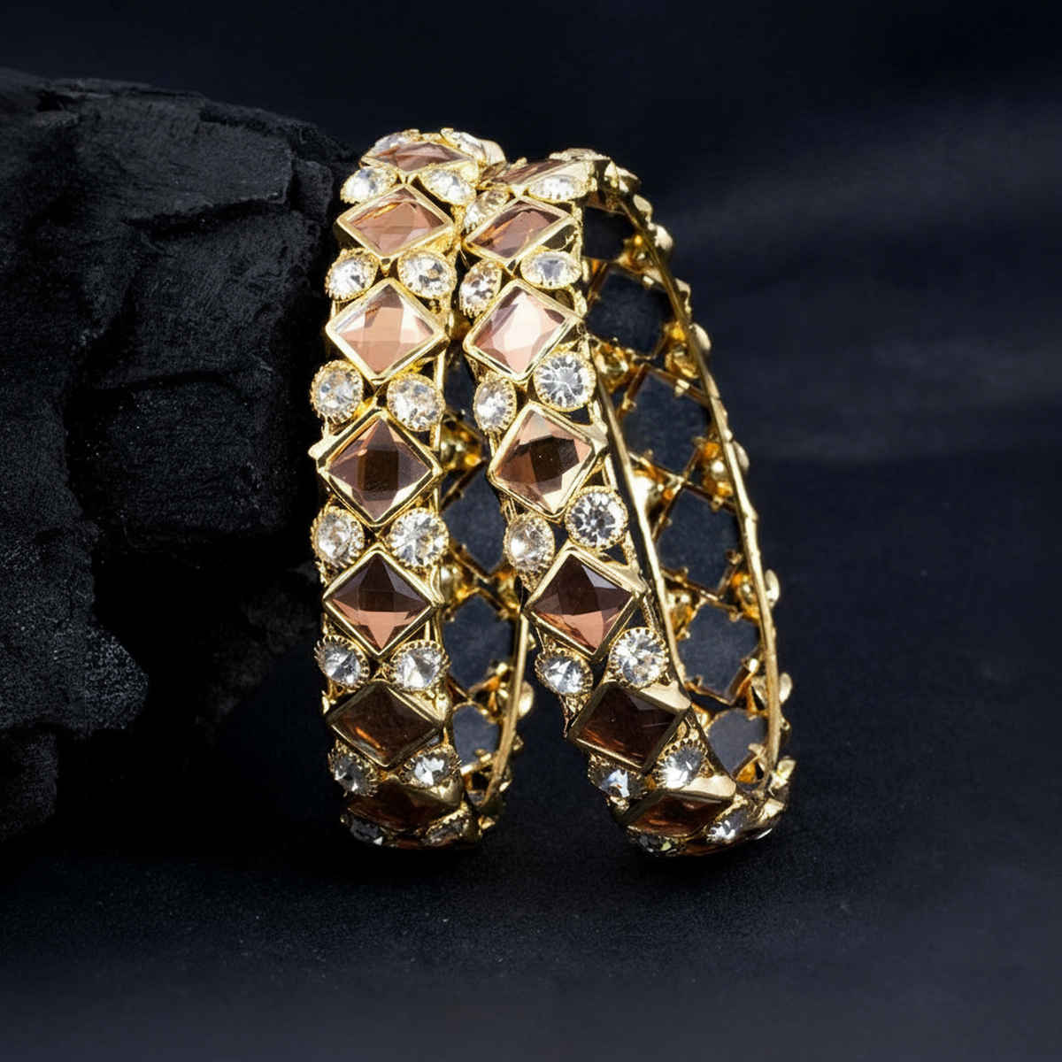 Sukkhi Exquitely Gold Plated Bangle Set for Women - 2.4