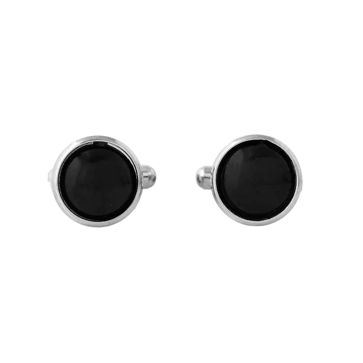 Voylla Men's Textured Alloy Accessory Gift Set | Black - Free Size