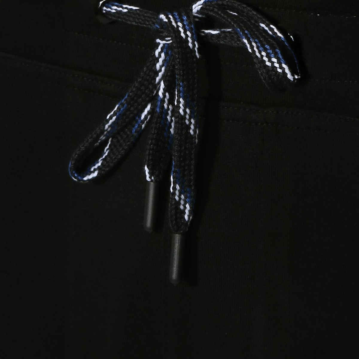 Van Heusen Athleisure Men Cotton Black Solid Smart Tech Easy Stain Release Knit Shorts |L