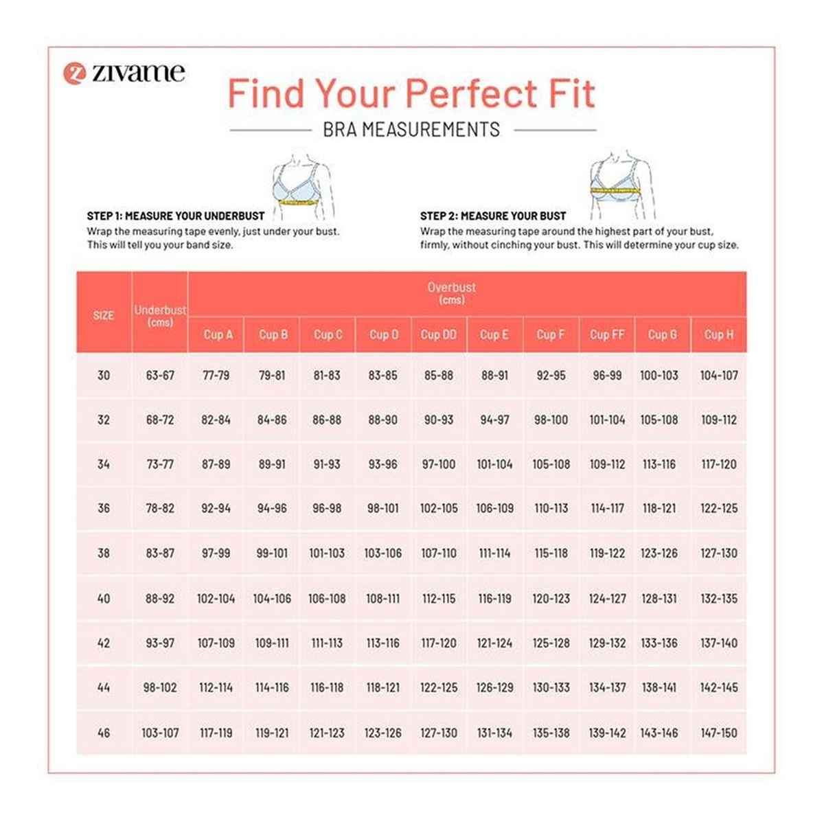 Zivame Women's Beautiful Basics Padded Non Wired 3/4Th Coverage Backless Bra | Red - 34C