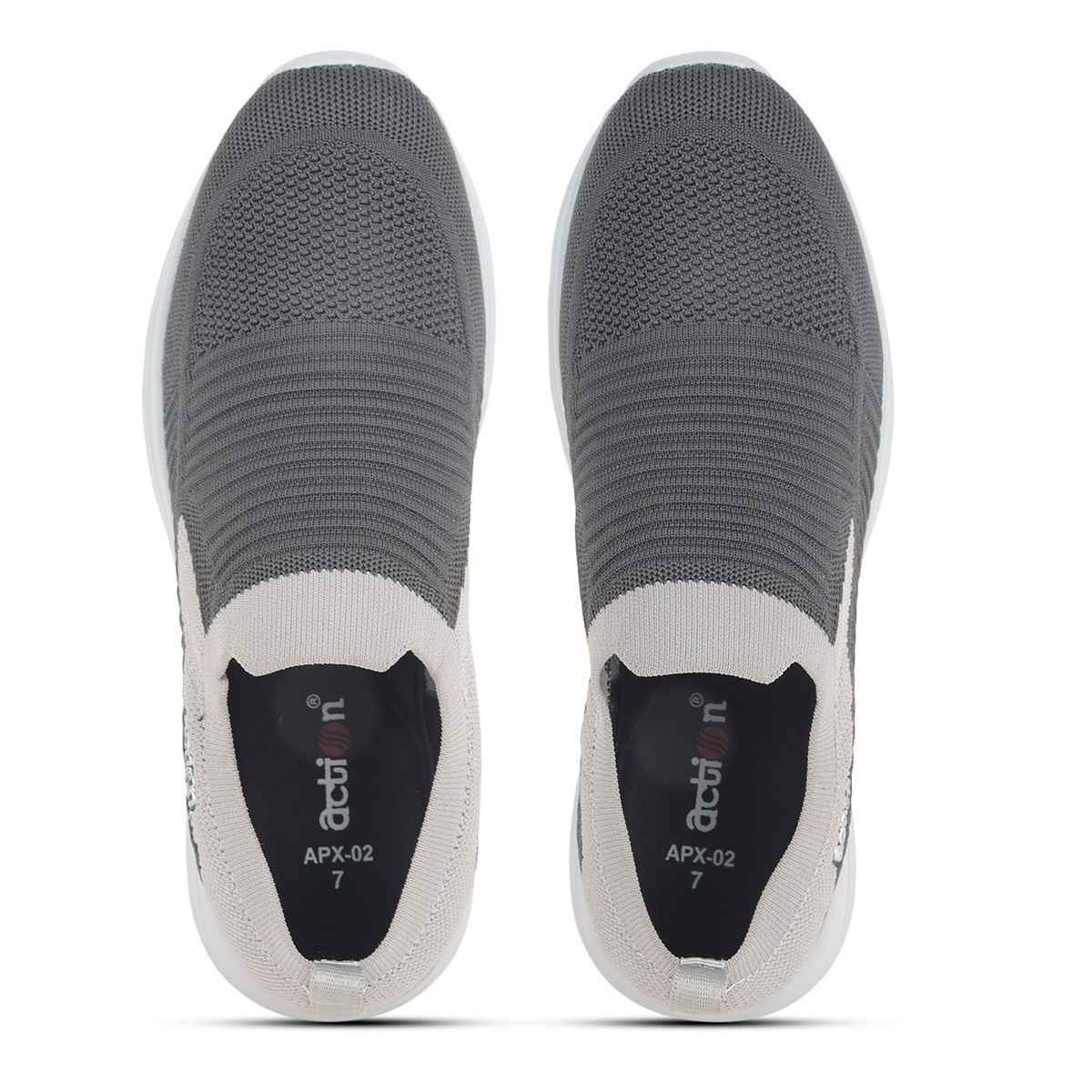 Action Casual Shoes For Men | Apx-02 Dark Grey-Grey - UK-9