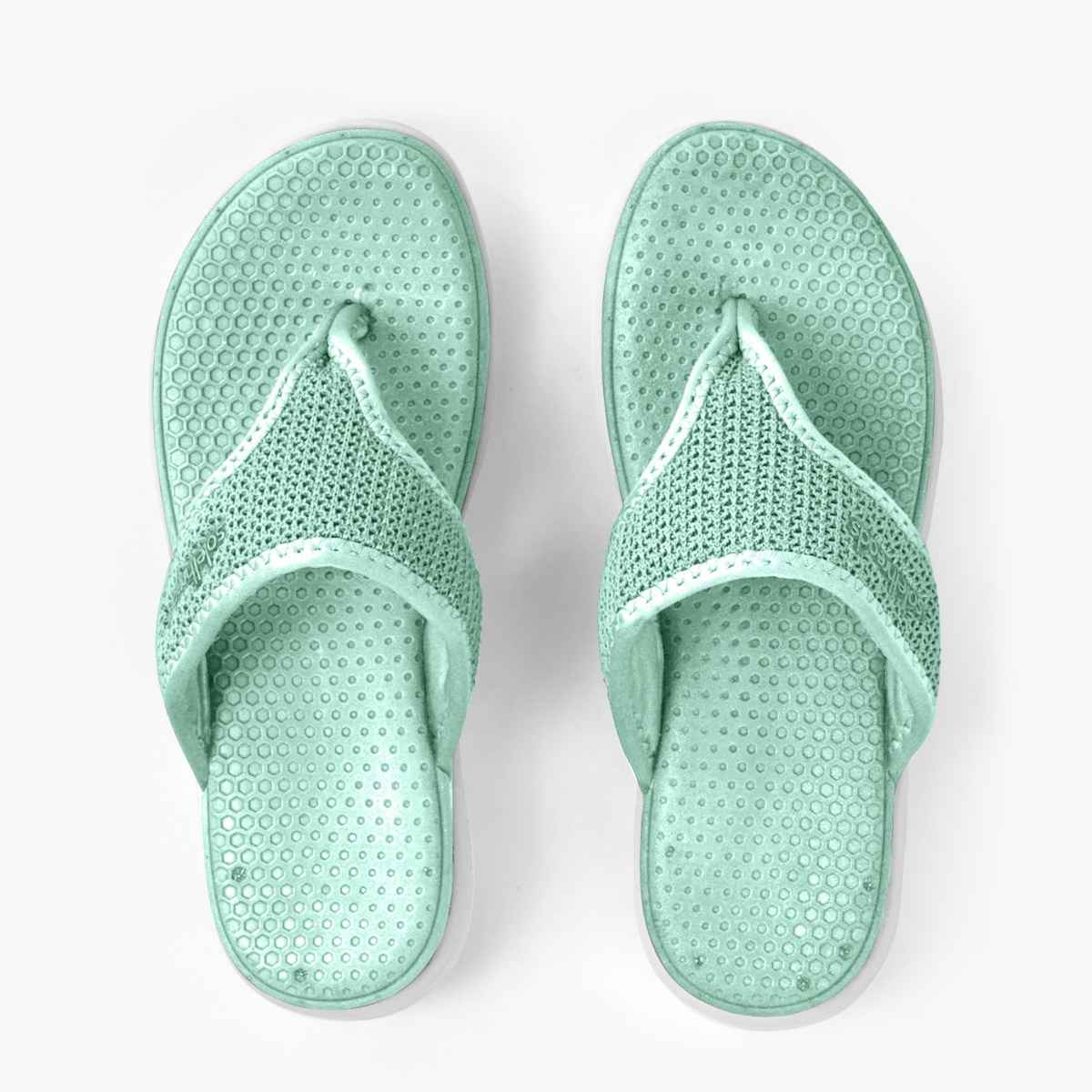 Solethreads Grace T Mint Green Flip-Flops & Slippers for Women | Size - India-UK 7