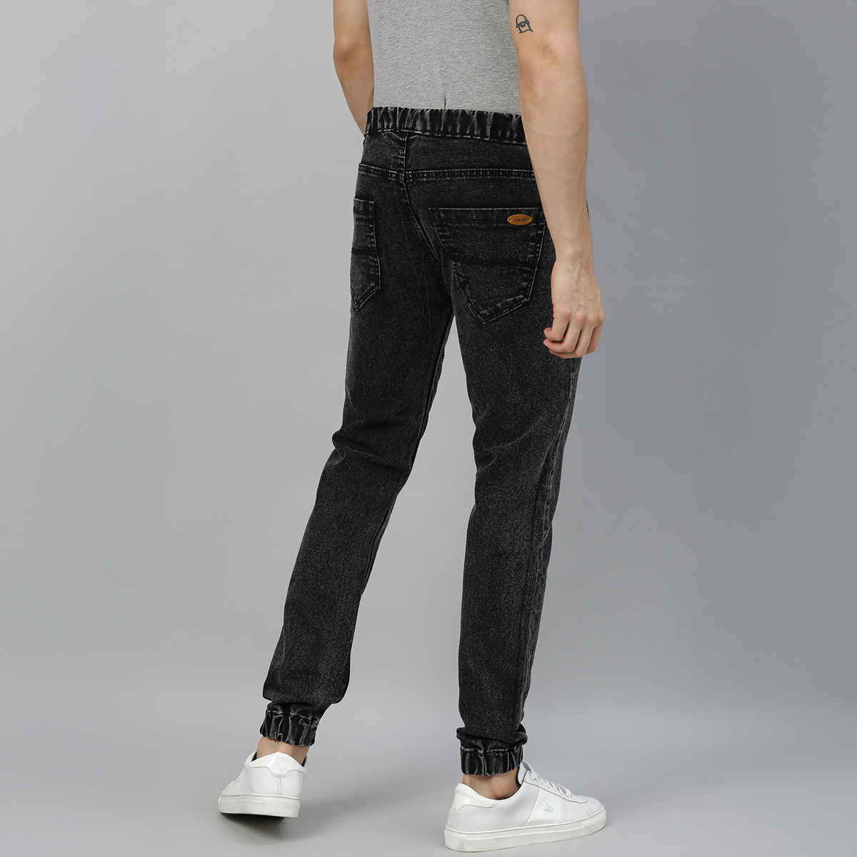 Urbano Fashion Men's Jogger Jeans Slim Fit Stretchable | Black | 30