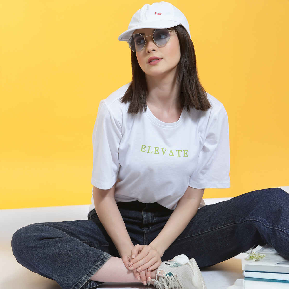 Rigo Women Oversized T-shirt | White - S