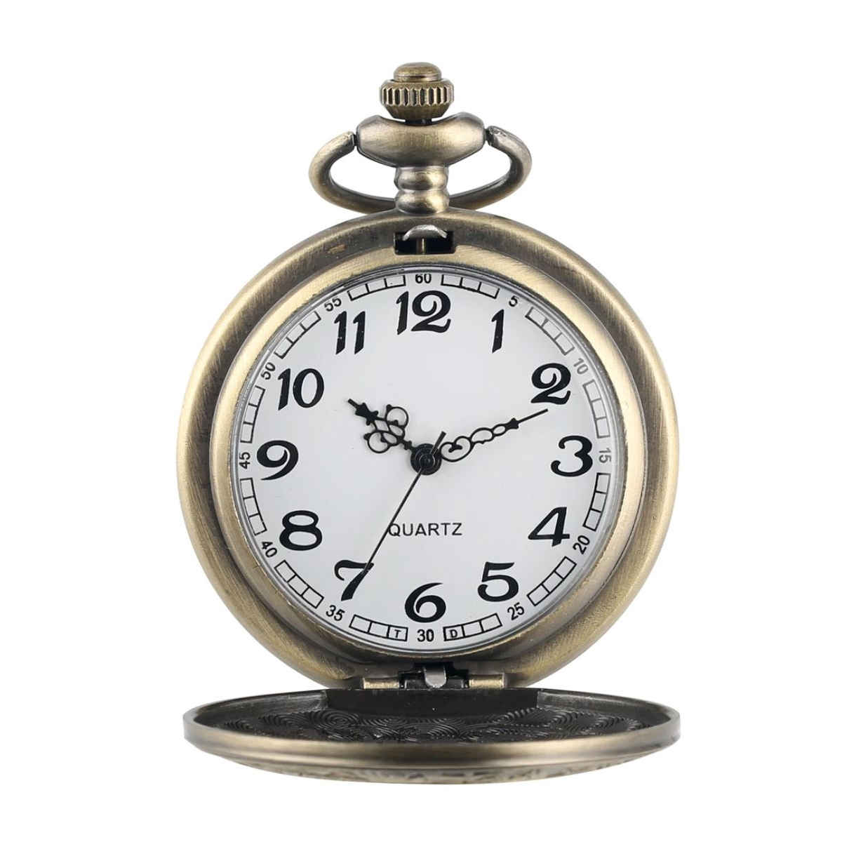 Youbella Pocket Watch For Husband Unique Gift Dual Purpose Stainless Clock For Men (Ybwatch - 0033)