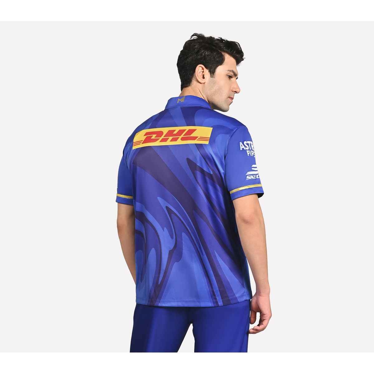 MI IPL Men s Fan Jersey | Blue/Gold - M