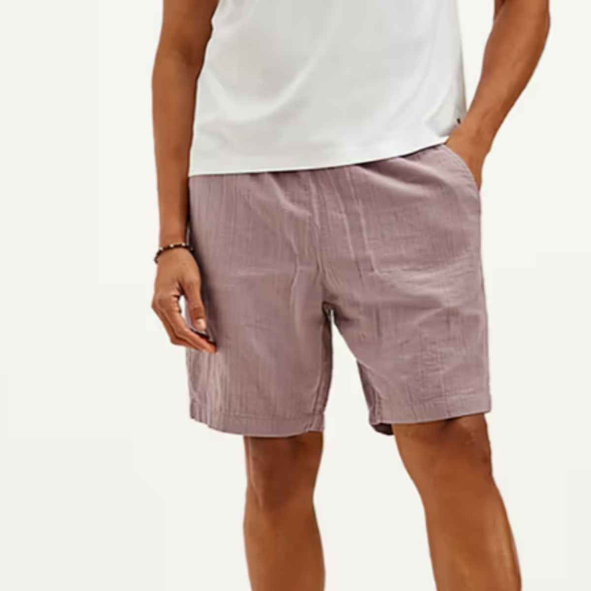 EQL Men s Pure Cotton Shorts | Dark mauve | XL