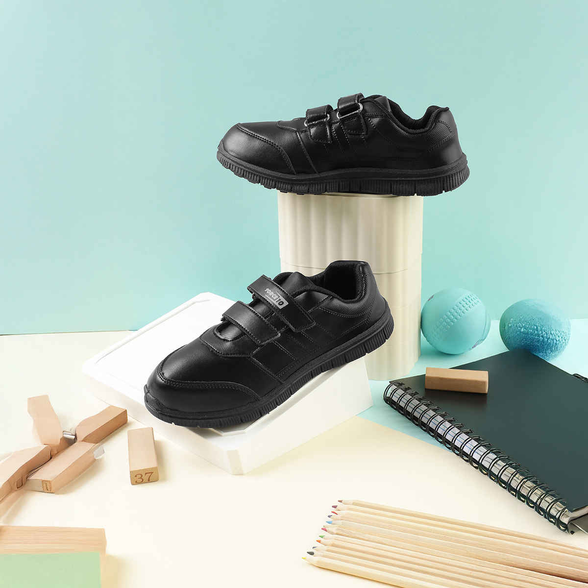 Liberty Force 10 Gola-Schv Black School Shoes For Boys | 11-12 Years | 5 UK