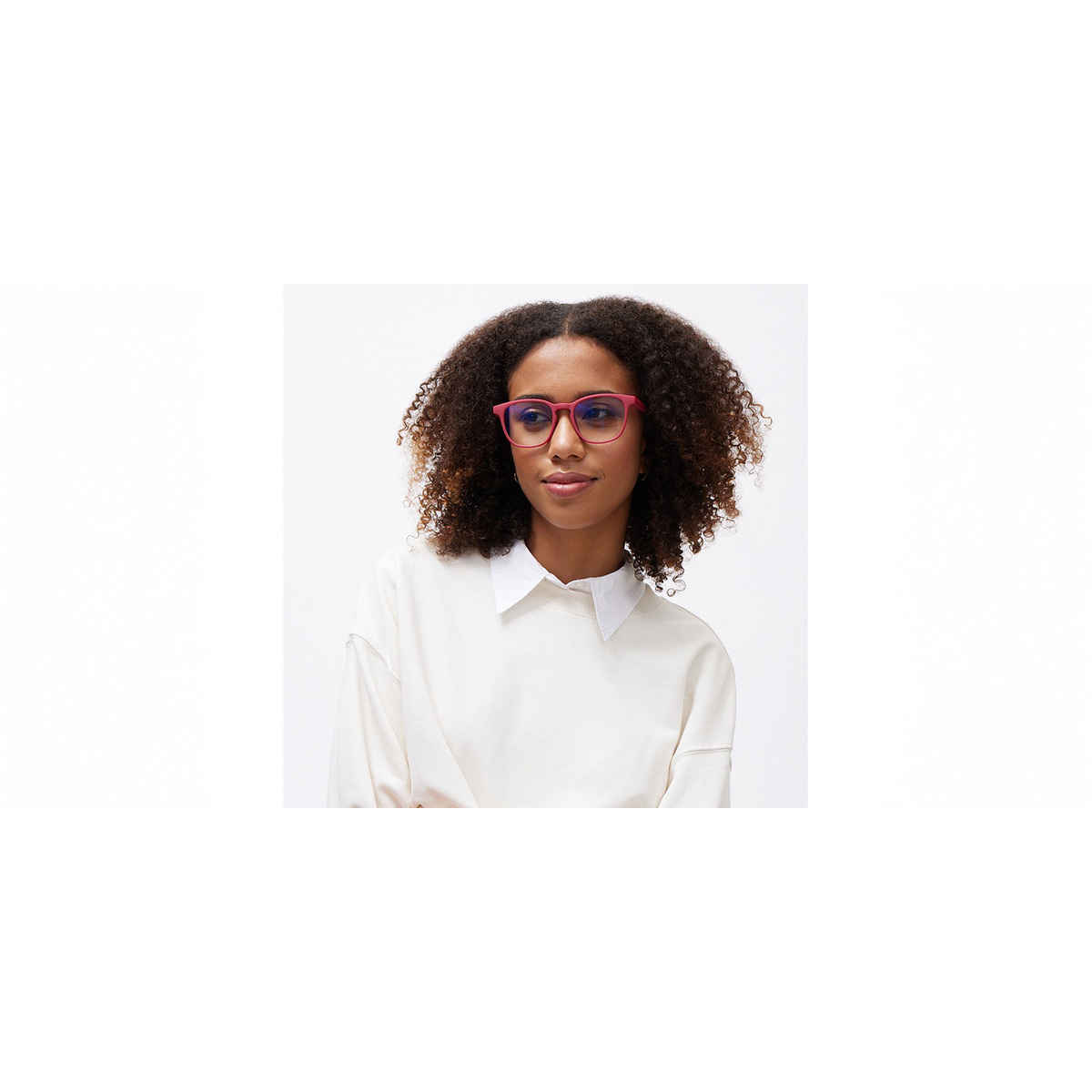Lenskart Hustlr Unisex Computer Glasses | Monza Red - M