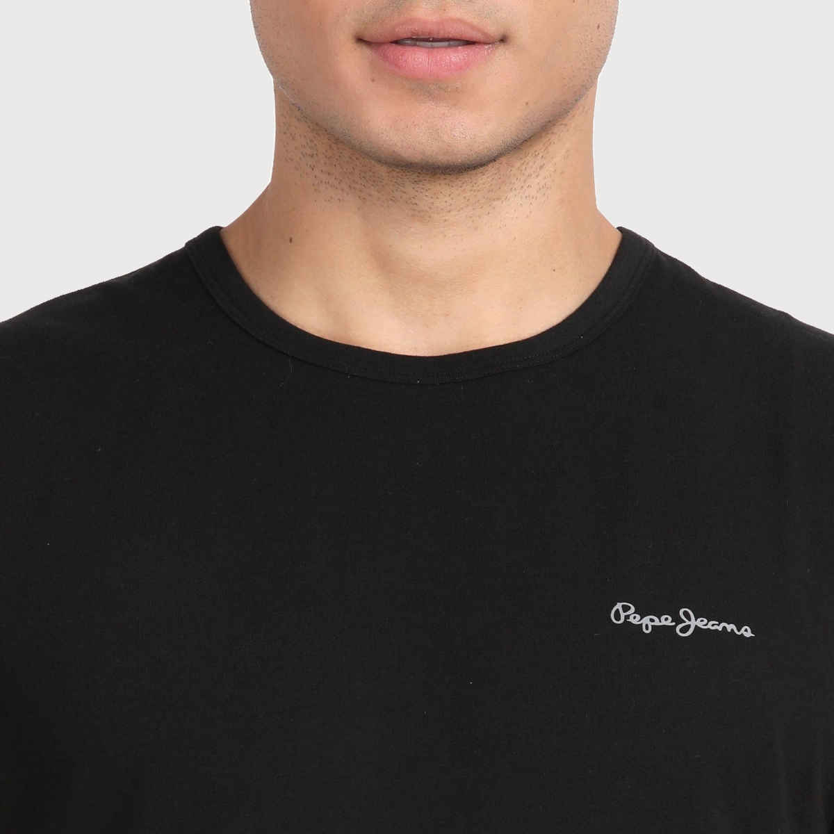 Pepe Jeans Mens Black Cotton Solid Gym Vest - Pack of 1 (M) Comfort Fit, Soft Fabric, Breathable