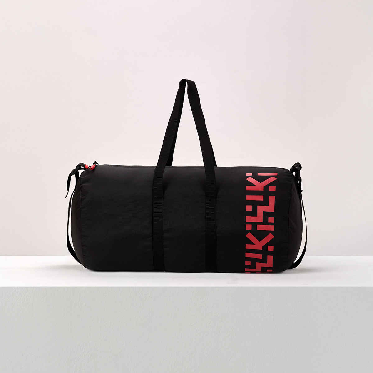 Wildcraft Unisex Solid Polyester Duffel Bag | Black - 23 cm